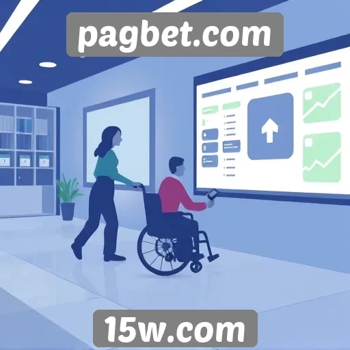 Acessibilidade e navegação no site Pagbet